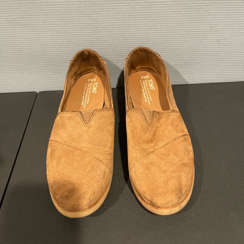 TOMS ALPARGATA CREPE SYNTHETIC SUEDE ESPADRILLE WOMEN'S